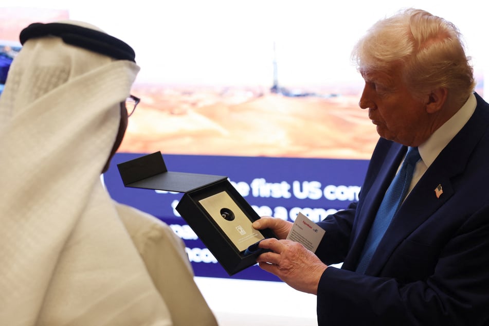 Trump was showered with gifts during his trip across the Middle East.
