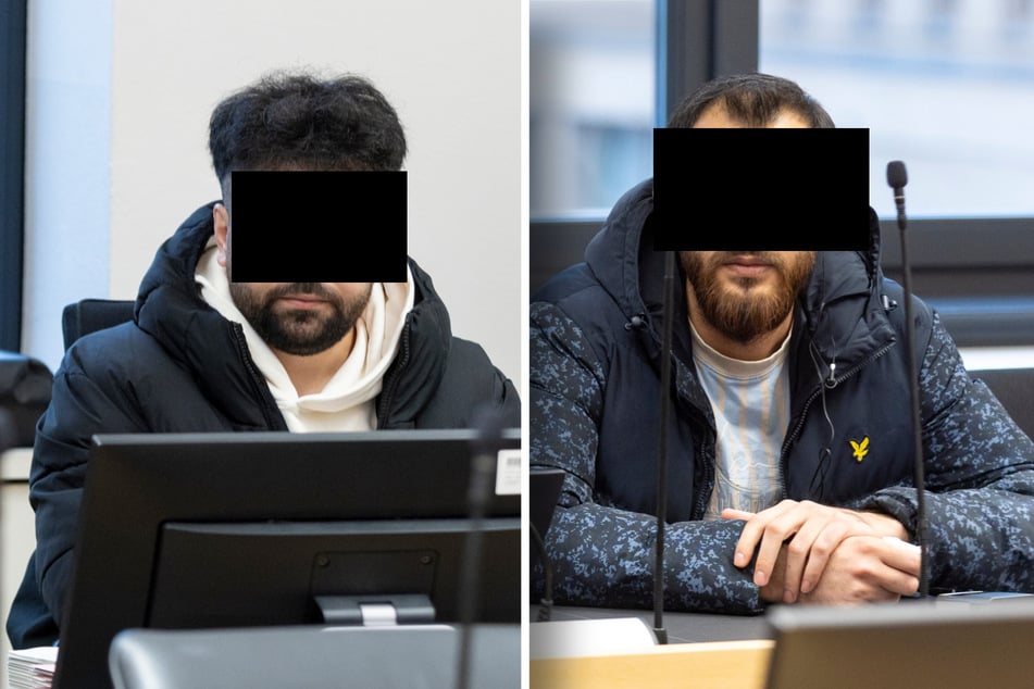 Shams Aldin K. (28, l.) bekam Bewährung. Auch Rodi J. (23) wurde wegen Beihilfe verurteilt.