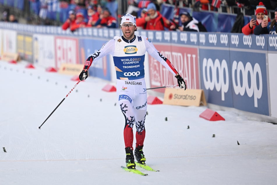 Der norwegische Rekordweltmeister Jarl Magnus Riiber (27) war vom Verhalten des deutschen Teams gar nicht begeistert.