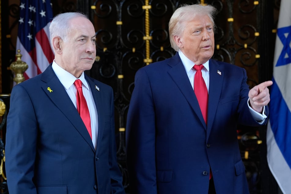 Trafen sich am Montag: US-Präsident Donald Trump (79, r.) und der israelische Ministerpräsident Benjamin Netanjahu (76, l.).