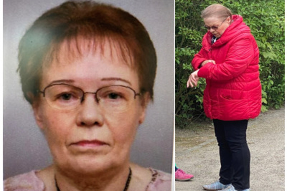 Mit diesen Fotos sucht die Polizei nach der vermissten Rentnerin (73) aus Neubrandenburg (Mecklenburg-Vorpommern).