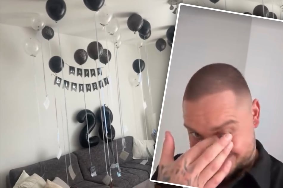 Ballons, Fotos und ganz viel Liebe: Mit dieser Aktion trifft seine Freundin mitten ins Herz von Nico Legat (28).