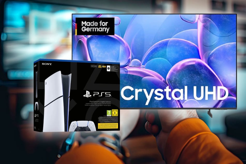 65-Zoll Samsung Fernseher plus PlayStation 5 gratis für nur 1 Euro im Angebot