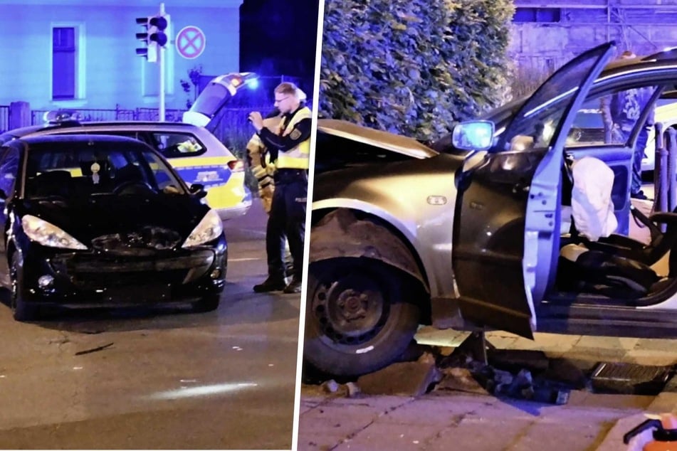 Drei Autos in schweren Unfall in Görlitz verwickelt