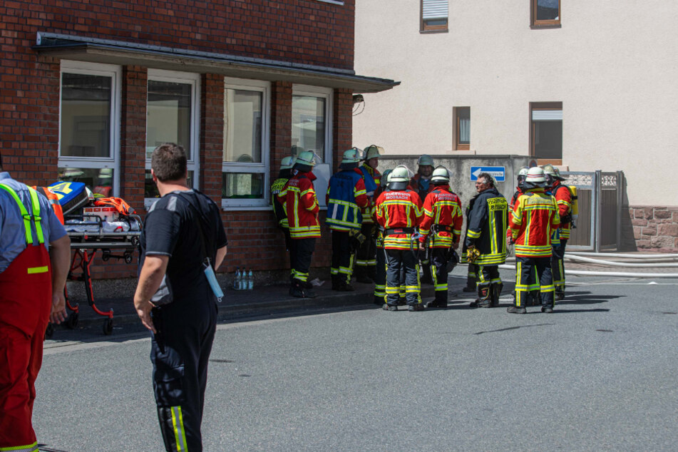 Rettungskräfte sind vor Ort.