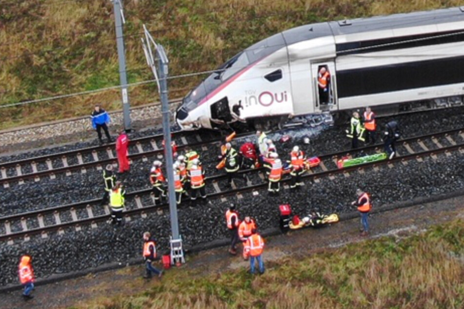 Zugunglück: TGV mit 348 Reisenden an Bord im Elsass entgleist