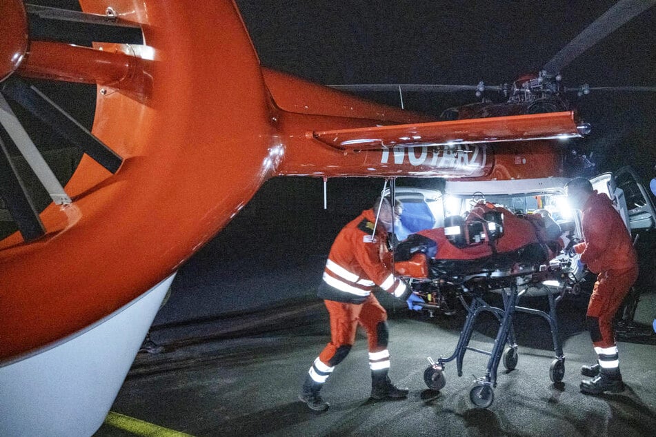 Für den Transport der Schwerstverletzten waren zwei Rettungshubschrauber im Einsatz. (Symbolbild)