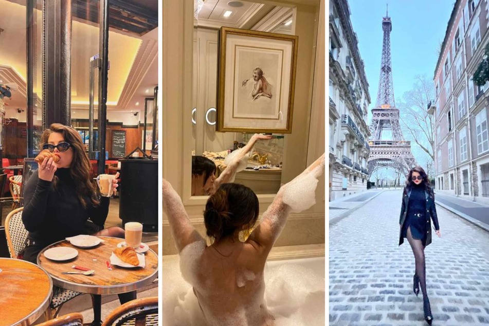 Selena Gomez just posted some gorgeous pics of herself enjoying the City of love ahead of her Thursday single release for Love On!