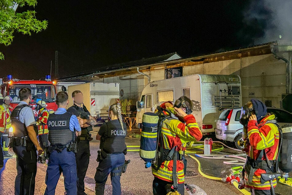 Die Einsatzkräfte rückten am Mittwochabend im Großeinsatz an.