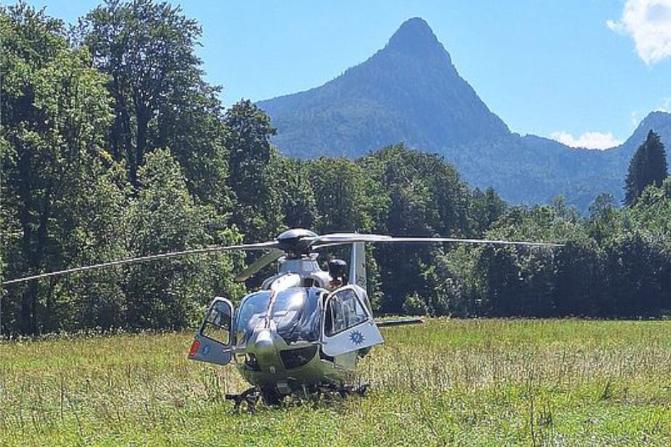 Ein Polizeihubschrauber brachte den Leichnam ins Tal.