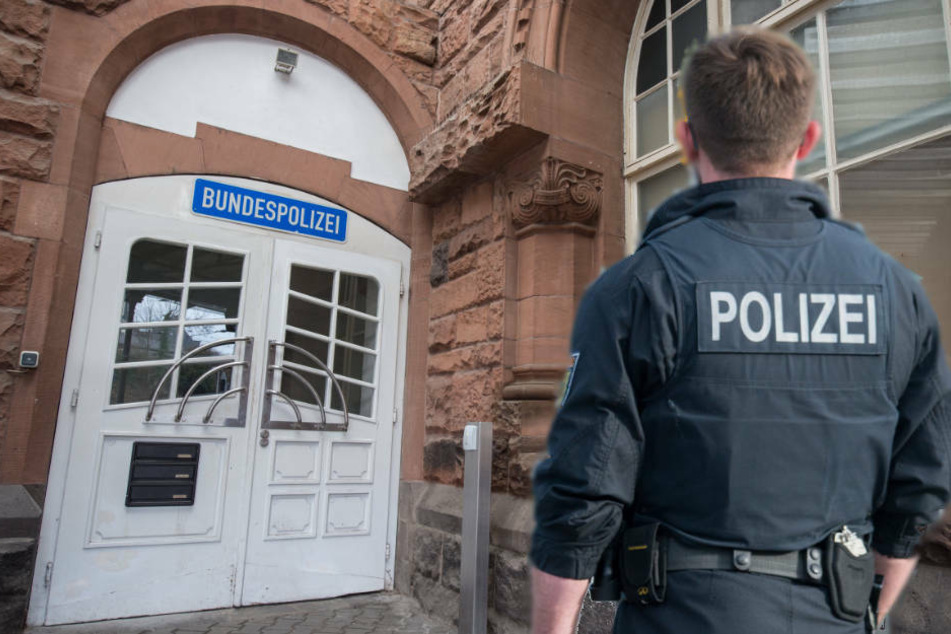 Die Wache der Bundespolizei am Gießener Hauptbahnhof: Erst mit Verstärkung konnten die Polizisten den gewalttätigen Mann festnehmen (Archivbild)