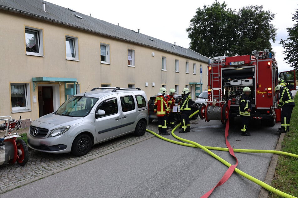 In einer Wohnung im Bauzustand kam es am Sonntagmorgen zu einem Brand.