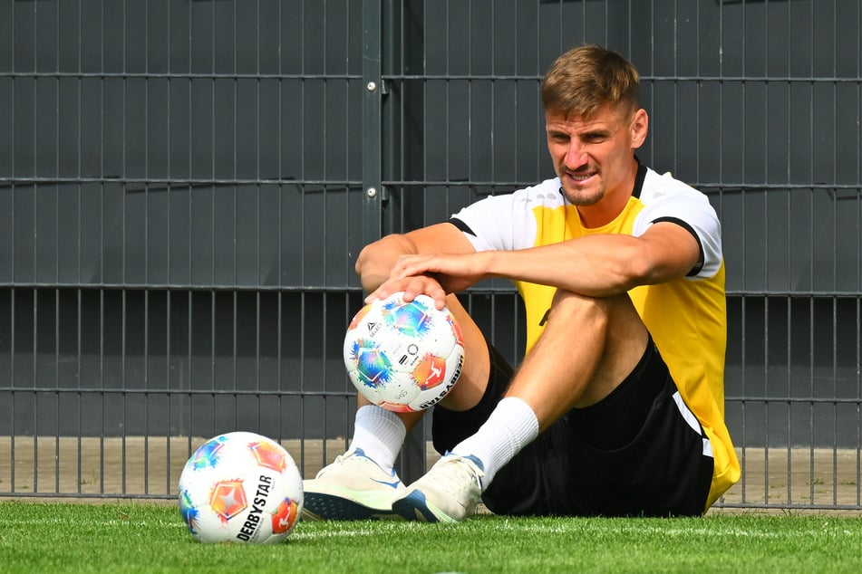Dynamo-Kapitän Stefan Kutschke akzeptiert jede Rolle, die ihm zugeteilt wird - und wenn es die Zuschauerrolle ist.