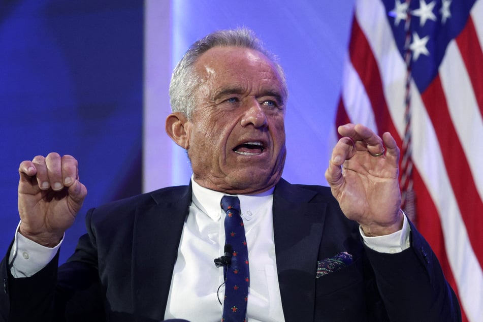 Secretary of Health and Human Services Robert F. Kennedy Jr. speaks at The Official MAHA Summit at the Waldorf Astoria Hotel in Washington DC on November 12, 2025.