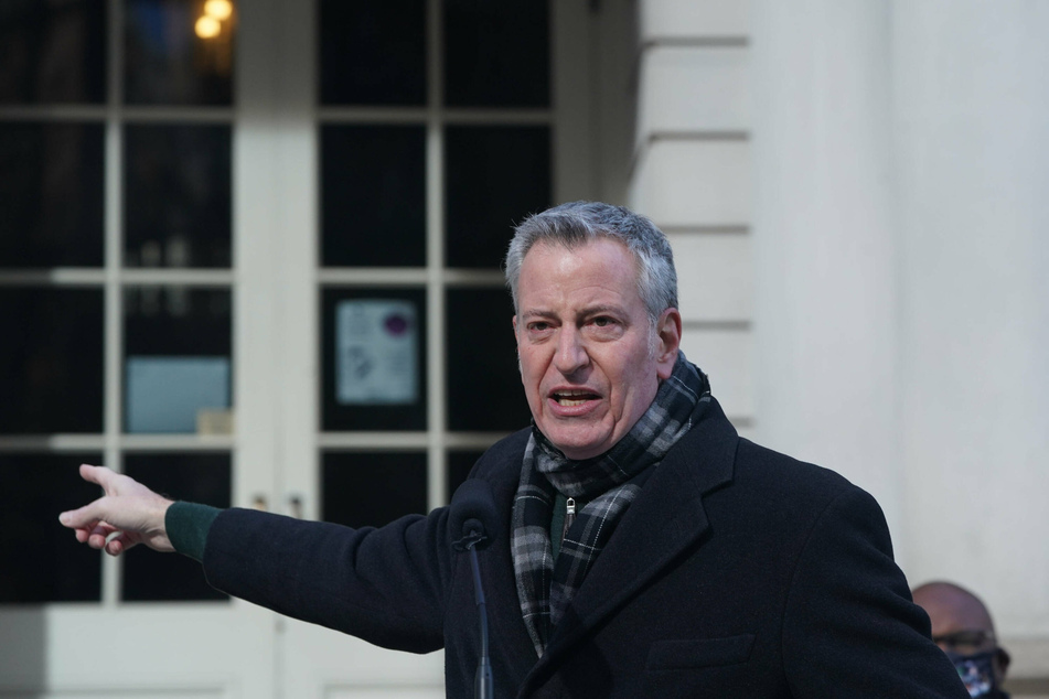 Mayor Bill de Blasio faced criticism for his defense of the NYPD in summer 2020.