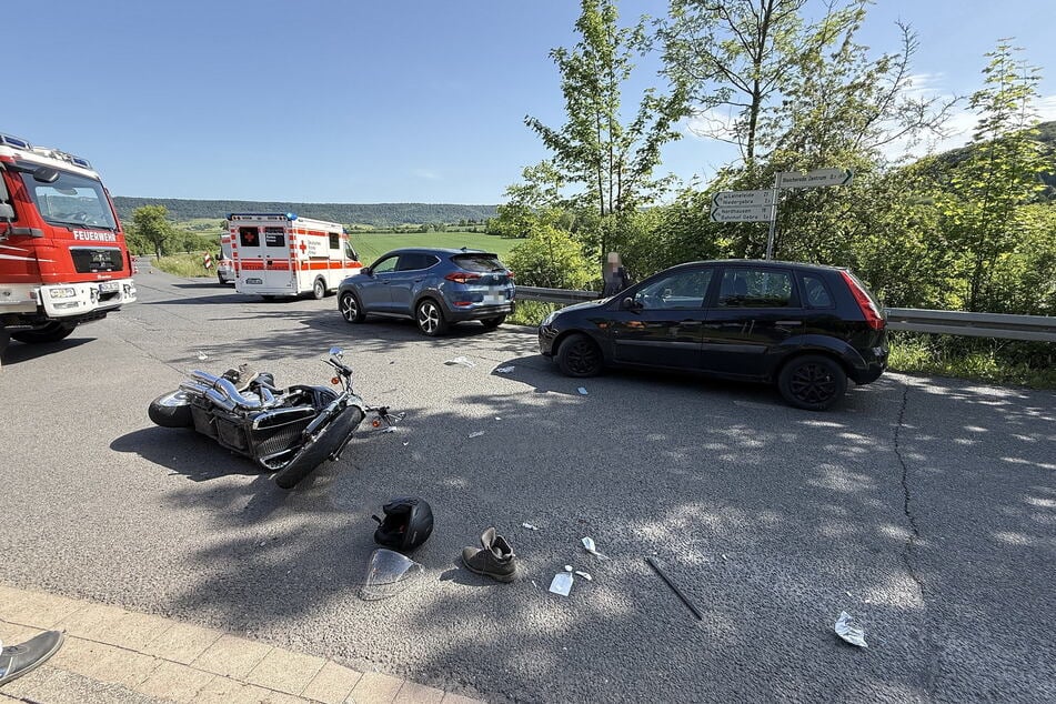 Mehrere Rettungskräfte waren vor Ort.