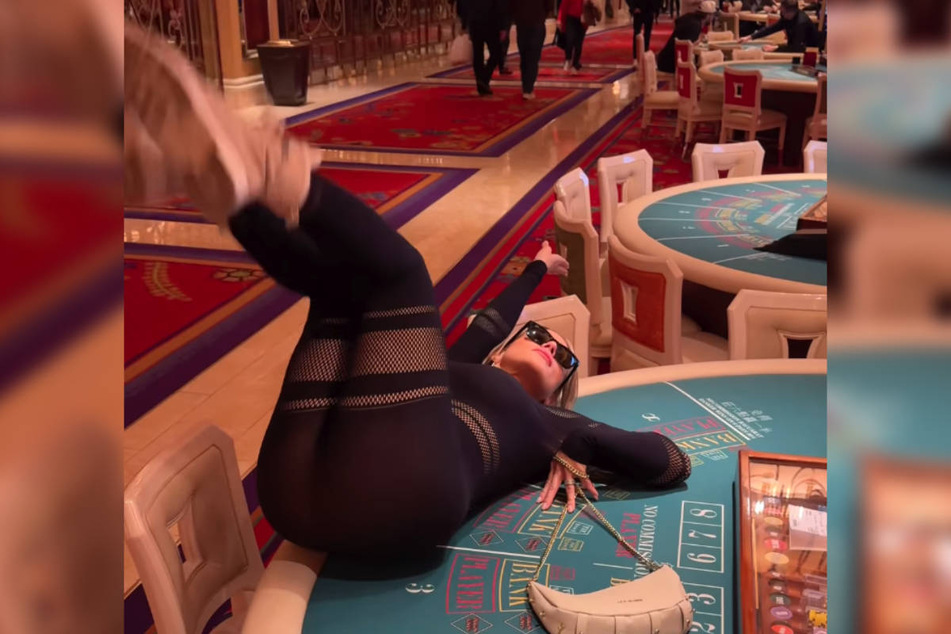 Jessica Haller hat augenscheinlich jede Menge Spaß in Las Vegas.