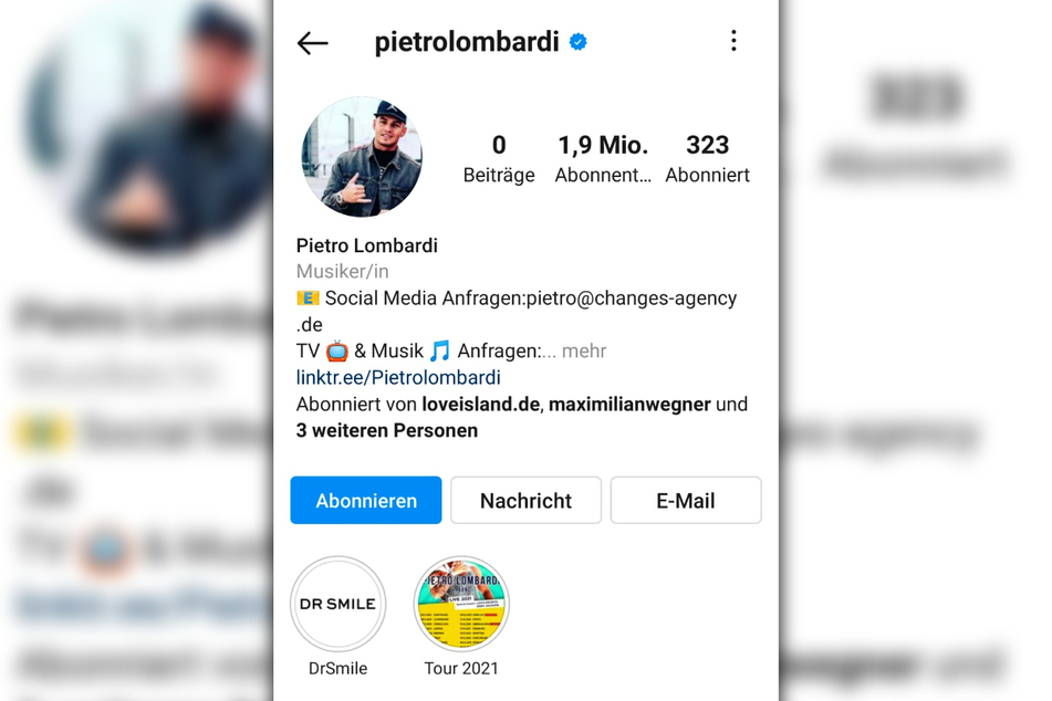 Pietro Lombardis (29) Instagram-Profil ist wie leergefegt.