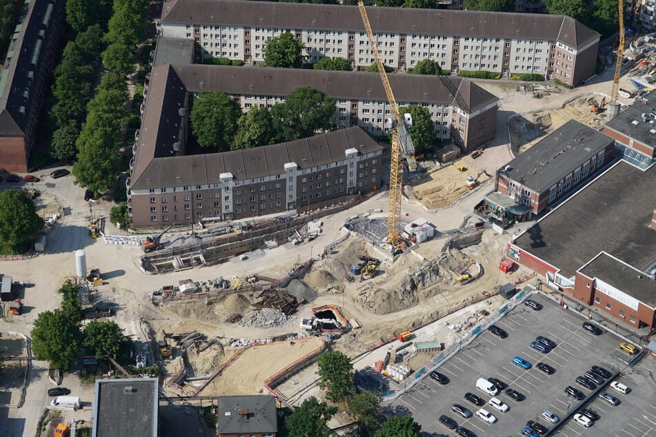 Das Unglück soll sich auf der U4-Baustelle in Hamburg-Horn ereignet haben. (Archivbild)