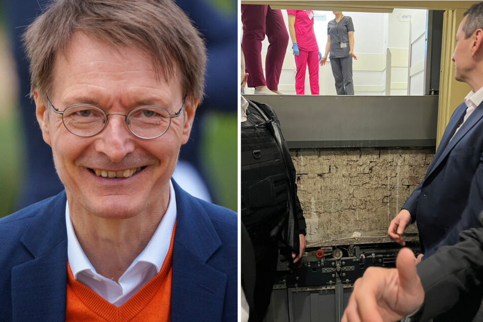 Abwärts mit Lauterbach: Minister steckte in Fahrstuhl fest!