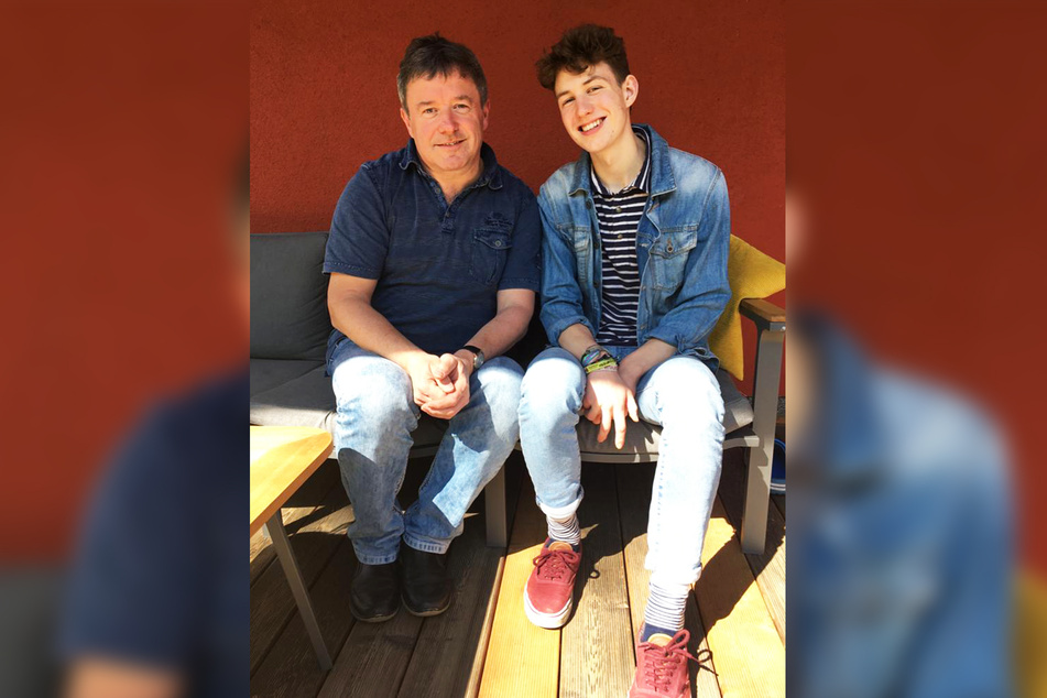 Emotionale Begegnung: Lebensretter Ralph traf den heute genesen Karl Kapahnke (20).