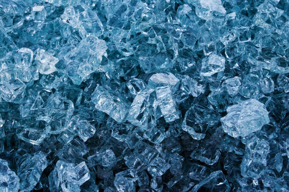 A family was nearly struck by a giant block of ice when it careened into their roof from the sky (stock image.)
