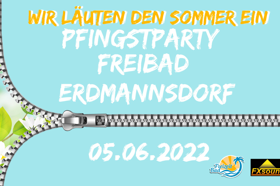 Bei der Pfingstparty im Freibad Erdmannsdorf wird der Sommer eingeläutet.