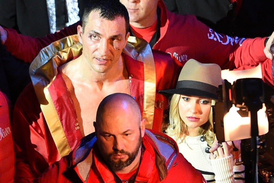 Klitschko und Panettiere nach einer Niederlage des Boxers Ende 2015.