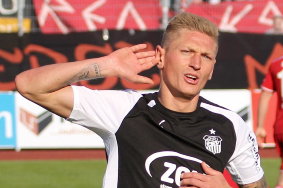 Marc-Philipp Zimmermann (33) spielte schon von 2014 bis 2017 für den FSV Zwickau. Nun ist der Angreifer zurück.