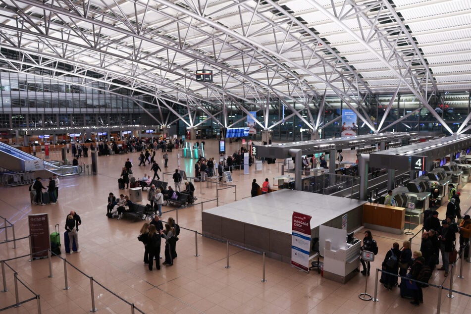 Am Hamburger Flughafen herrschte am Dienstag nach dem 48-Stunden-Streik wieder Normalbetrieb.