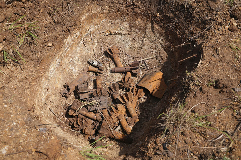 Überreste von Streumunition. (Archivbild)
