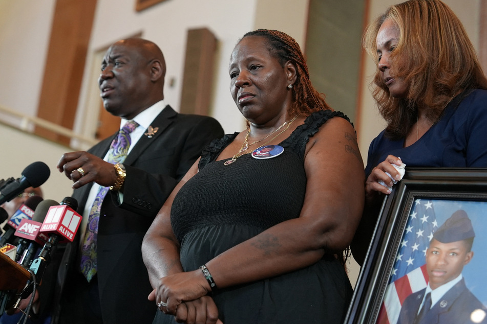 A lawyer and the family of a Black airman in the US Air Force who was shot dead last month by police in Florida called on Monday for the officer to face charges.