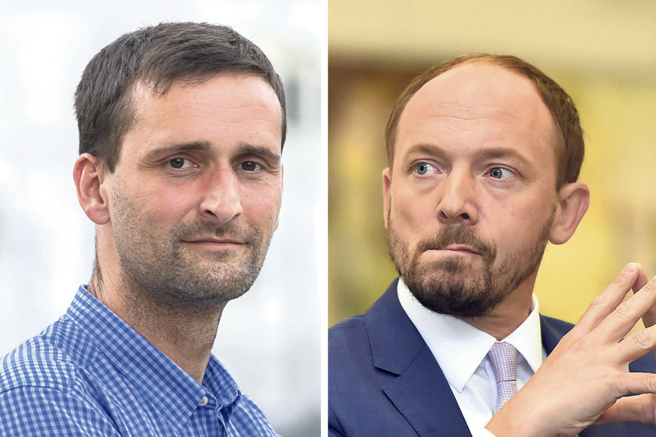 Ex-CDU-Mann Lutz Hoffmann (39, l.) und Marco Wanderwitz (47, CDU) zogen innerhalb einer Woche jeweils Konsequenzen.