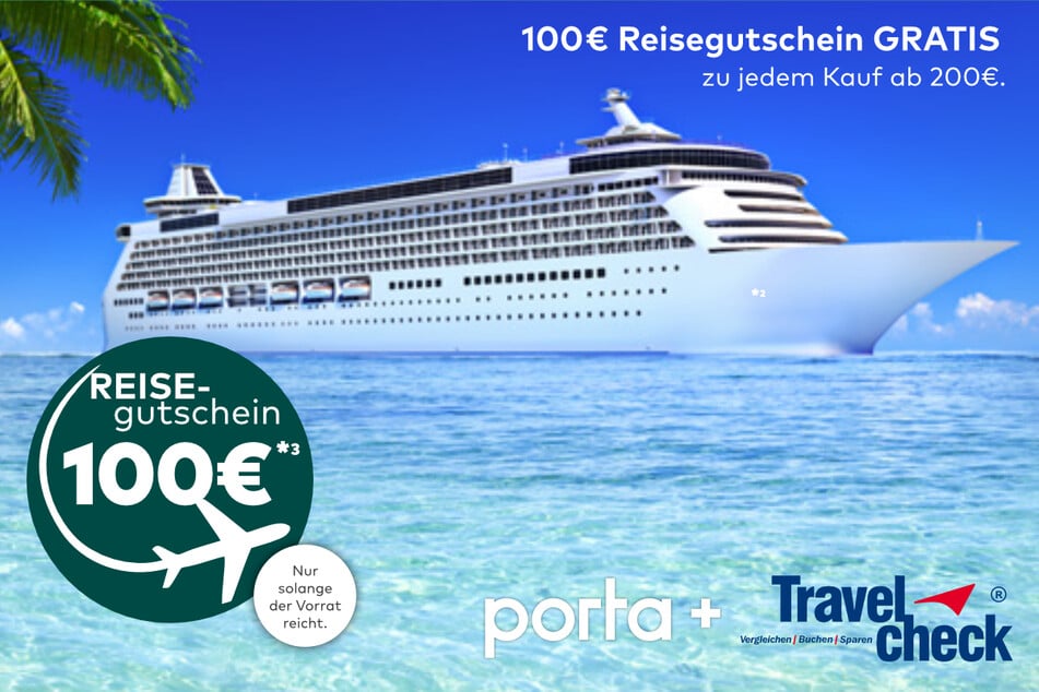 Jetzt Möbel shoppen und 100 Euro Reisegutschein sichern!