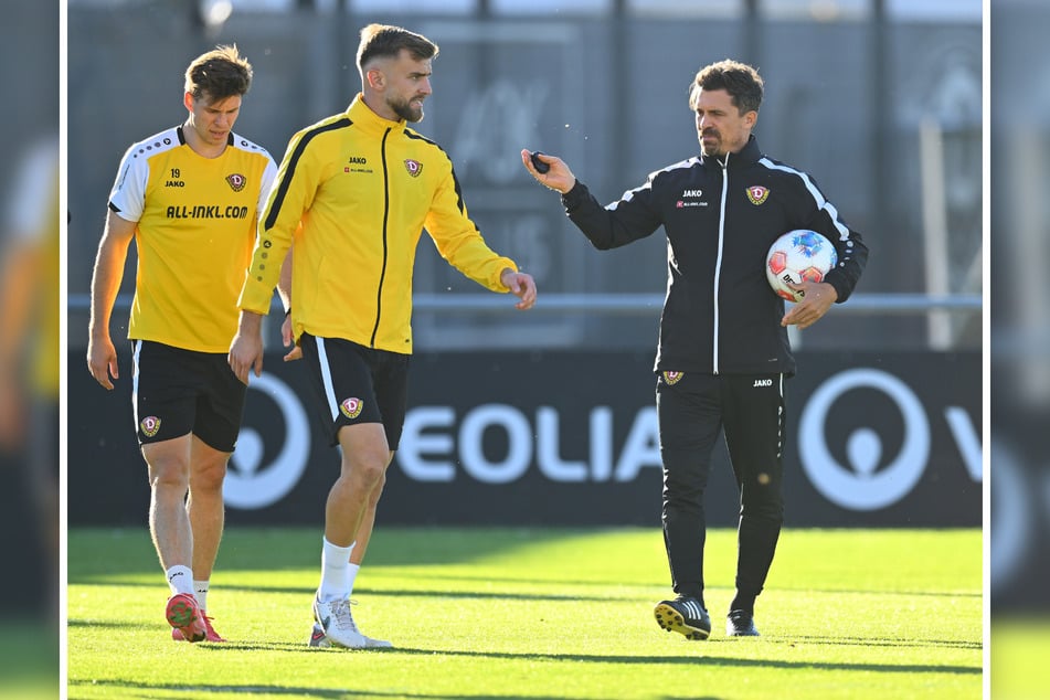 Coach Thomas Stamm (42, r.) und Lars Bünning (27) stehen regelmäßig im Austausch.