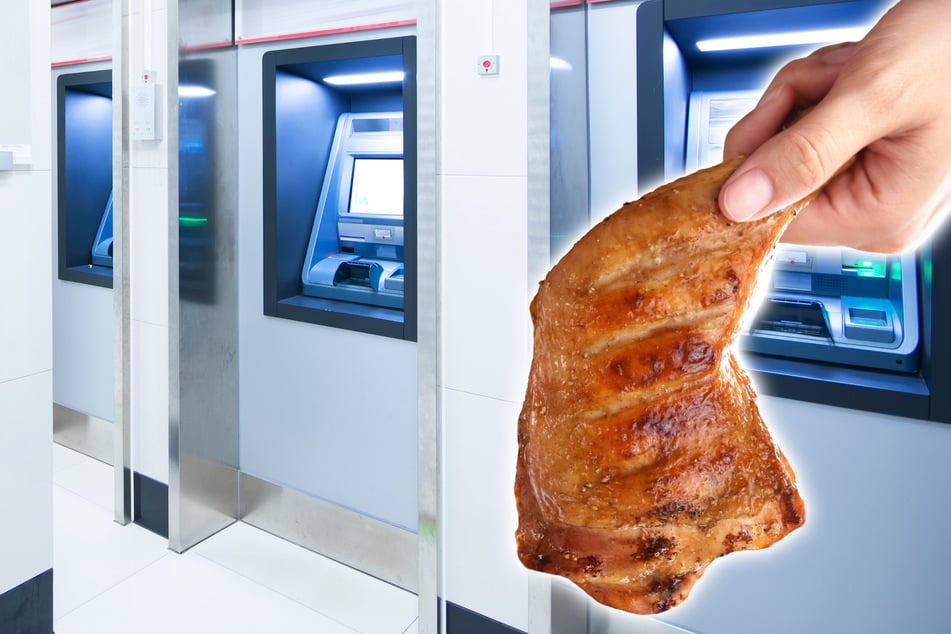 Ein 36-Jähriger hatte sich Hähnchenfleisch in einer Bankfiliale gebraten. (Symbolbild)