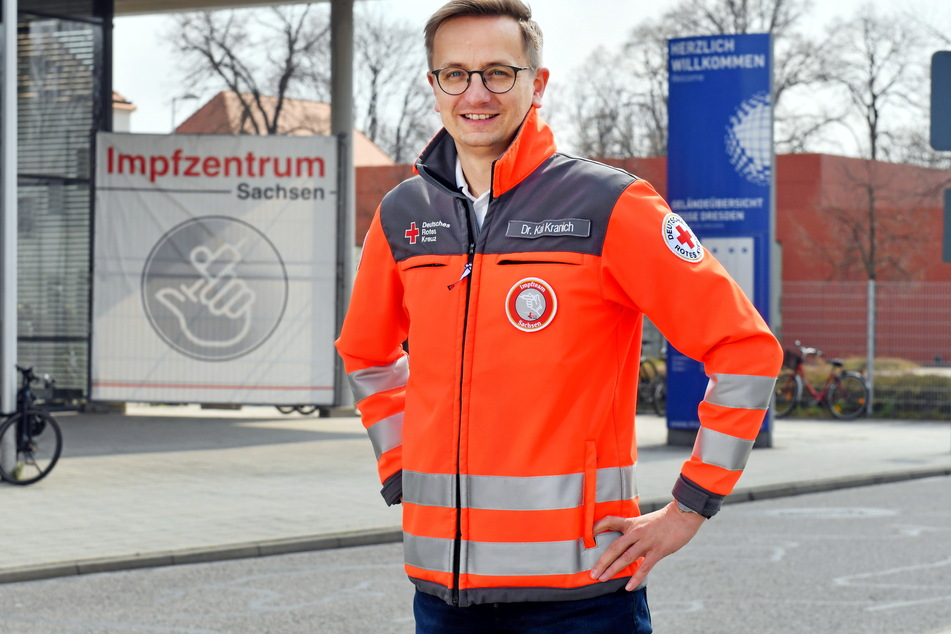 Kai Kranich (37) vom DRK Sachsen: Wenn kein Kinderarzt da ist, gibt's keine Impfung.