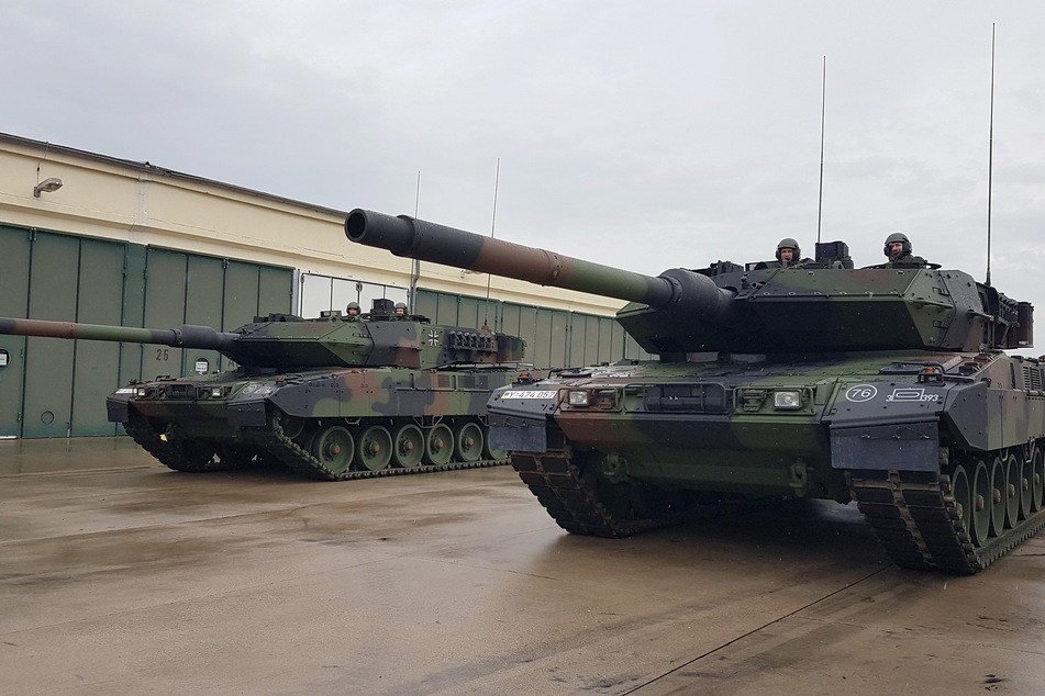 Panzer des Typs Leopard 2 A7V.