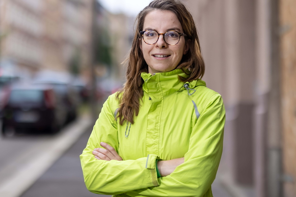 Grünen-Kandidatin Karola Köpferl (31) sagt, eine Tempo-30-Zone sorgt für einen besseren Verkehrsfluss.