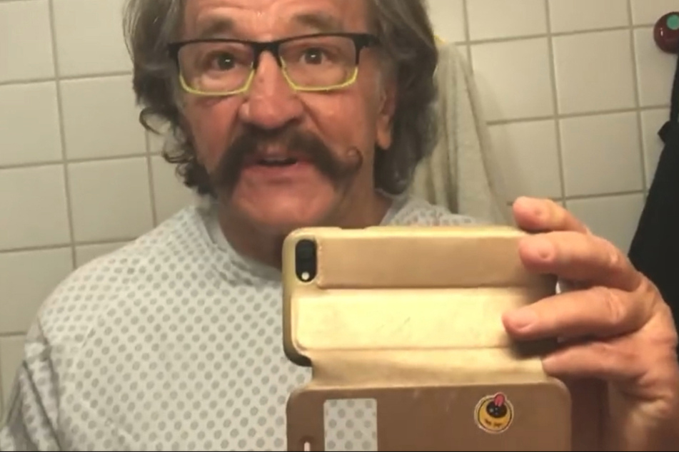 Einmal Entertainer, immer Entertainer: Bellmann postete noch kurz vor der OP ein Video auf Facebook.