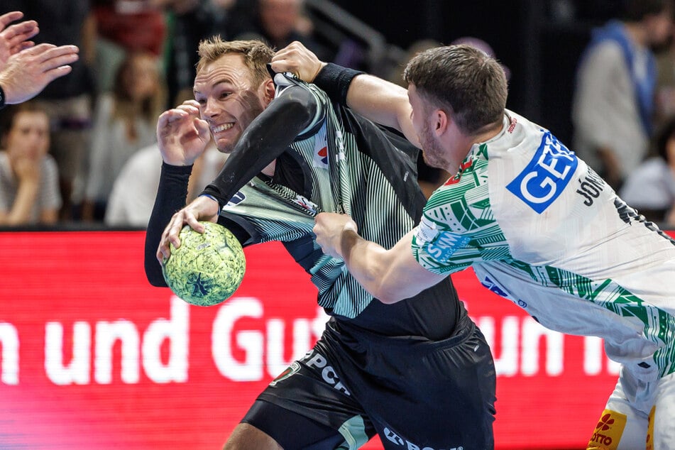 Auf Mathias Gidsel (27, l.), MVP der Europameisterschaft 2026, muss der SCM ganz besonders aufpassen.