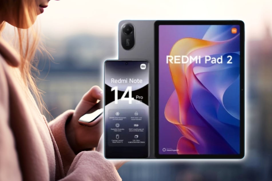 Xiaomi Redmi Note 14 Pro 5G mit gratis Galaxy Redmi Pad 2 günstig im Angebot