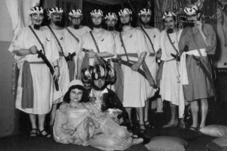 Erinnerung an alte Zeiten: Im Februar 1962 feierte der Faschingsclub unter dem Motto "Empfang beim Sultan Mustapha".