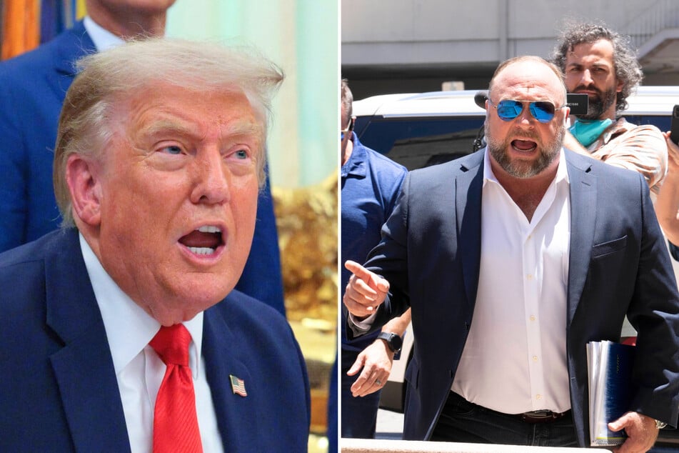 During a recent episode of his show, Alex Jones (r) called for President Donald Trump to be impeached over his war with Iran.