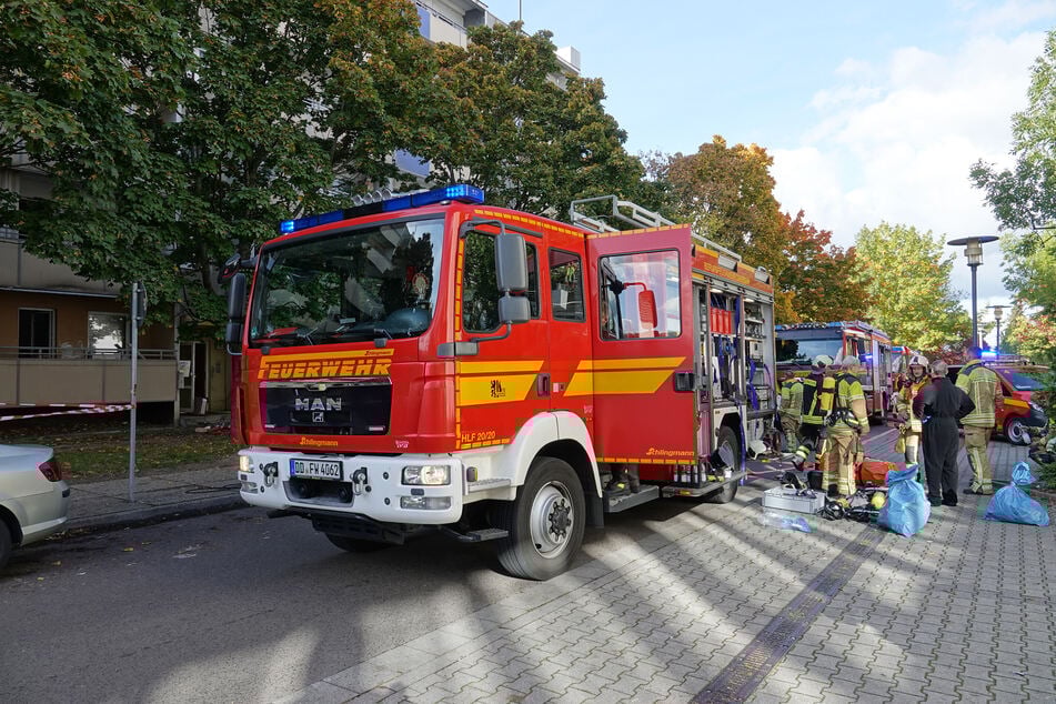 Die Feuerwehr war am Montag mit einem Großaufgebot im Einsatz.
