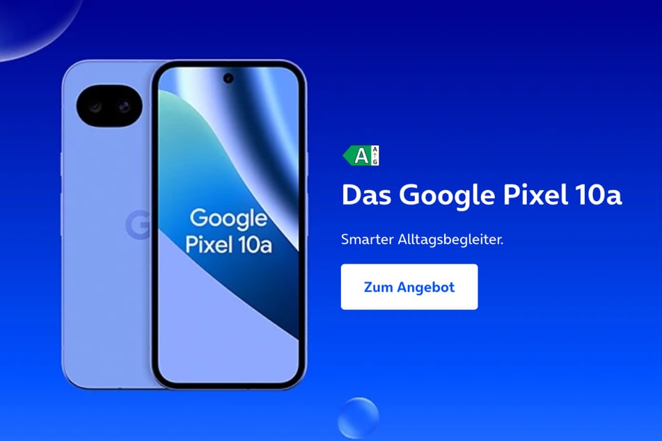 Das Google Pixel 10a mit Vertrag O2 Mobile on Demand M Plus und 50 GB+.
