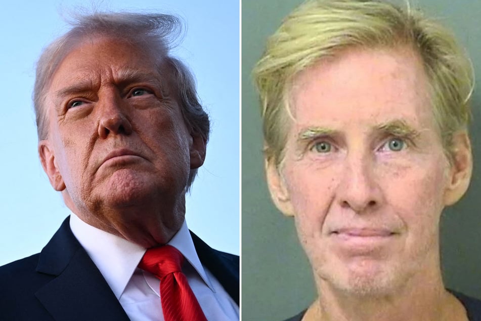Jury selection has begun in the trial of Ryan Routh, who is charged with plotting to shoot Donald Trump (l.) on a Florida golf course last year.