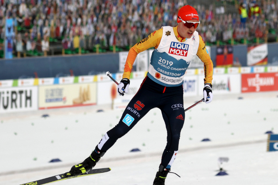 Eric Frenzel (32) aus Deutschland in Aktion.