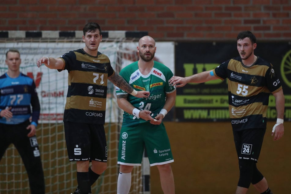 Im Sachsen-Cup trafen sich der HC Elbflorenz und der SC DHfK Leipzig in den vergangenen Jahren häufiger, wie hier 2025. Das letzte Pflichtspiel zwischen beiden Teams gab es 2010 in der Sachsenliga.