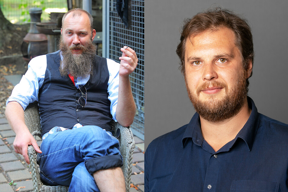 V.l.:Max Aschenbach (35, Die PARTEI) und Vincent Drews (32, SPD).